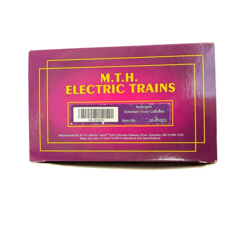MTH Premier O Scale Burlington Route Extended Vision Caboose